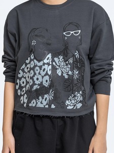 Sweatshirts décontractés pour femmes de qualité supérieure, 100% polyester, imprimés sur mesure, respirants, élégants, pulls, vente en gros OEM/ODM - Product Image 2