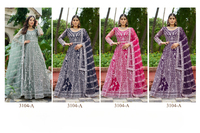 Royal Export présente un salwar kameez formel en coton à motif papillon lourd pour la collection de fête