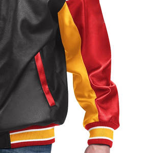 Veste universitaire en cuir de baseball OEM authentique la plus populaire pour hommes Meilleur prix Veste d'hiver pour hommes 2026 - Product Image 6