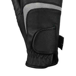 Men's Genuine Leather Riding Gloves Solid Color Regular Fit <b>Equestrian</b> Safety Gear - Product Image 5