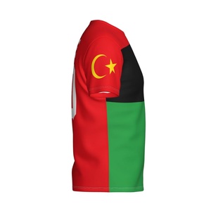 Maillot de football en polyester léger de conception personnalisée en usine coupe automatisée respirante unique sublimation couleur hiver - Product Image 5