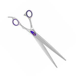 Tijeras para el cuidado de mascotas Cuchillas rectas de acero inoxidable Tijeras para el cuidado de mascotas con tornillo ajustable y reposapiés - Product Image 3