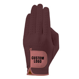 Comprar calidad superior a granel personalizado al por mayor guantes de golf para adultos con logotipo impreso guantes de los hombres de piel de oveja guantes de golf de cuero - Product Image 5