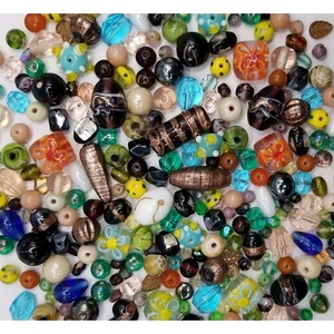 Última colección de cuentas de vidrio de lámina dorada de 10mm, venta al por mayor, cuentas de vidrio de Murano de cristal para accesorios de joyería, artículo decorativo - Product Image 2
