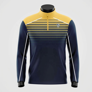 Sudadera con Capucha Ligera de Diseño Personalizado, con Estampado Retro, Logotipo en Lona, Cierre de Cremallera de un Cuarto, Cortavientos Impermeable, Ropa Deportiva - Product Image 2