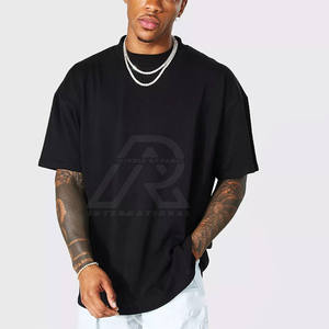 Camiseta extragrande de algodón 100% para hombre, cómoda, transpirable, de manga corta para uso diario - Product Image 1