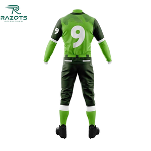 Conjunto de uniforme de béisbol de poliéster 100% transpirable de alta calidad personalizado para entusiastas del deporte - Product Image 3