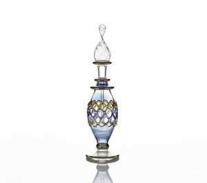 ขวดน้ำหอม Pyrex สไตล์อียิปต์เป่าด้วยมือสีทอง22K ทำด้วยมือสุดหรูขวดน้ำมันและน้ำมัน - Product Image 1