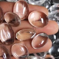 Lot en vrac de haute qualité de cabochon de quartz clair pierres précieuses en cristal transparentes naturelles hautement polies mélange forme pierres lourdes en vrac - Product Image 2