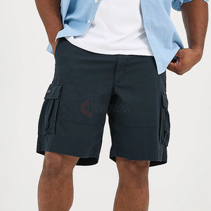 Vente en gros de shorts cargo 100% coton pour homme, short de sport streetwear personnalisé avec poches, vêtements d'entraînement décontractés pour l'été - Product Image 1