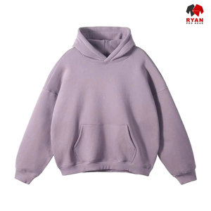 Sweat à capuche pour homme Ryan Pro Gear 100% coton, uni, confortable et respirant, avec logo personnalisé sur le devant, design OEM ODM - Product Image 2
