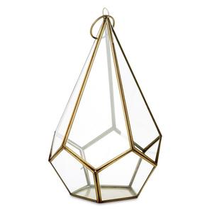 Lanterne à bougie chauffe-plat carrée en verre et métal noir écologique portable, bulle de tempête pour les bougies chauffe-plat de Noël et de Pâques - Product Image 4