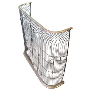 Panneau de protection contre le feu en fer de style français, écran de cheminée pliable, écrans de protection contre le feu, écran de protection contre le feu en métal, garde-cheminée - Product Image 2