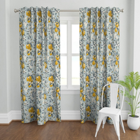 Cortinas de Ventana de Algodón con Tejido Slub Opacas de Lujo para Sala de Estar |   Colores Personalizables, Ecológico, Retardante de Llama