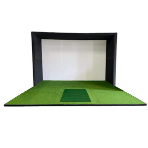 Premium Modular Golf Simulator Bay Enclosure with <b>Wall</b> System Waterproof LED/OLED <b>Display</b> Customizable Size for Home Use - Product Image 2