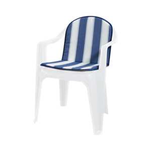 Cuscino Schienale Basso Doppio Rigato Verde - Product Image 2