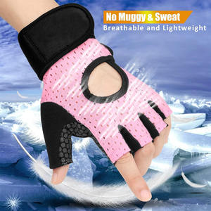Custom Heavy Spandex Workout <b>Gloves</b> High Quality Half-Finger Gym <b>Gloves</b> for Powerlifting and <b>Weight</b> Lifting on Sale - Product Image 2