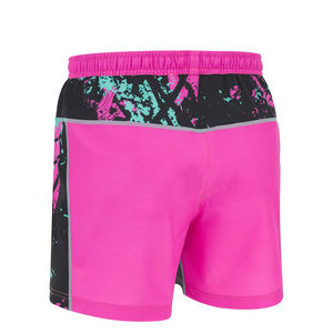 Shorts de rugby unisexes, couleur rose, taille élastique, en polyester, respirants, séchage rapide, entraînement, équipe, course à pied, design imprimé personnalisé - Product Image 2