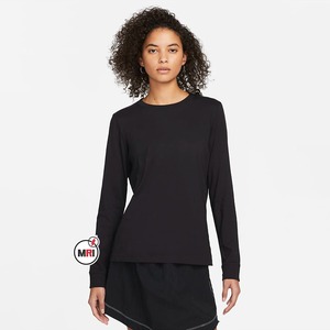 เสื้อกีฬาคอกลมเข้ารูปแขนยาวสำหรับผู้หญิงเสื้อคอตตอนธรรมดา - Product Image 5