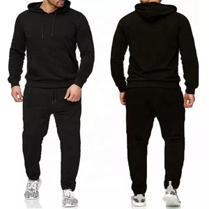 Pantalons de survêtement à capuche de haute qualité Jogger Sets Cargo Pants Tracksuits Unisex Sweat Suits 2 Piece Set For Men's - Product Image 5