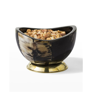 Bol à dessert en corne au design unique avec poignées de créateur, meilleure qualité, bol à mélanger en corne naturelle, ustensiles de cuisine - Product Image 6