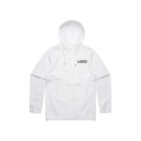 Coupe-vent en nylon personnalisé de haute qualité Vestes pour entraîneurs Coupe-vent sérigraphié avec fermeture à glissière avec logo et rembourrage en coton