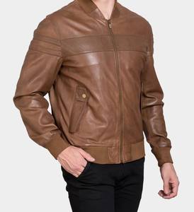 Nouvelle collection 2026 : Blouson en cuir d'agneau noir pour homme – Veste en cuir tendance pour homme - Product Image 1