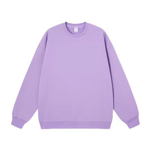 Vente de gros Sweatshirts avec logo personnalisé Services Pull unisexe Sweat-shirt à col rond pour hommes Pull-over uni - Product Image 1