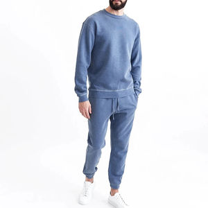 Venta al por mayor 2025 nuevos trajes de gimnasio para hombres ajustados regulares con conjuntos de 2 piezas de sudaderas con pantalones totalmente chándal - Product Image 1