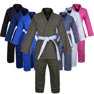 Haute qualité 100% coton BJJ Gi vêtements de sport pour hommes adultes Logo personnalisé OEM Service prix usine Pakistan Offre Spéciale Arts martiaux - Product Image 6
