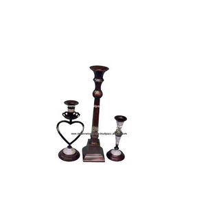 Best Quality Brass Candle Stands in Copper Antique Home Decorative for Party Decorations <b>Table</b> Decorations at Good Price - Product Image 1