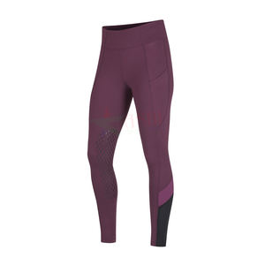 Leggings équestres pour enfants à taille moyenne avec culotte d'équitation en silicone antidérapante Jodhpurs - Product Image 1
