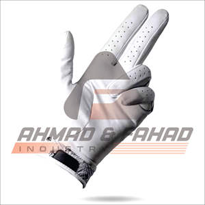 Gants de golf en cuir véritable Cabretta personnalisés pour hommes, équipement de sport respirant avec ajustement confortable et poignées - Product Image 6