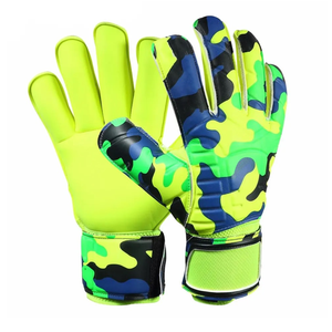 Guantes de portero de látex alemán de diseño personalizado profesional 4mm de espesor protección de dedos de cuero adultos jóvenes deportes Sialkot - Product Image 4