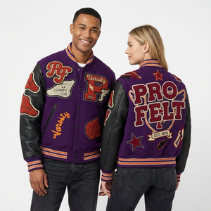 Blouson universitaire en toile épaisse respirante à capuche, personnalisable avec logo, style streetwear confortable pour l'hiver - Product Image 2