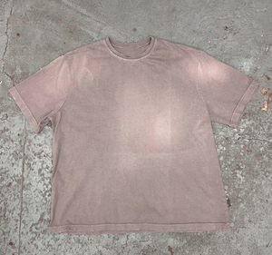 OEM Nouvel Arrivage T-shirts pour Hommes 100% Coton Poids Lourd Soleil Délavé Street Wear Oversized Drop Shoulder Boxy Fit - Product Image 5