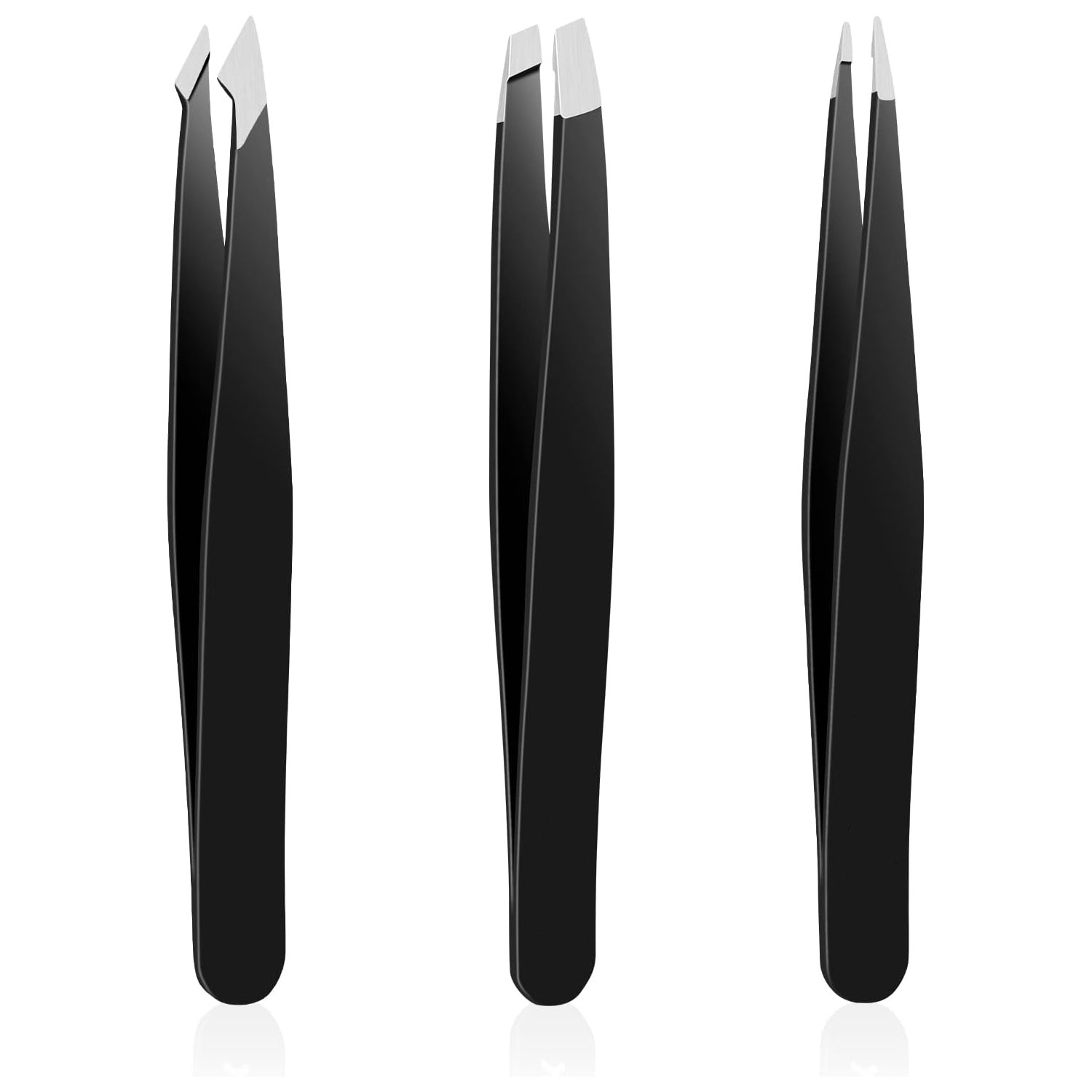 Professional Stainless Steel Tweezers Strong Rust Resistant Tweezers with Ultra Fine Point Perfect for Facial Hair Removal