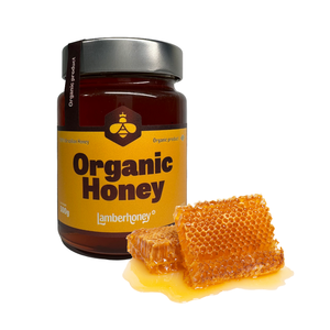 Lamberhoney กระปุกแก้ว500ก. บริสุทธิ์100เปอร์เซ็นต์น้ำผึ้งบราซิลออร์แกนิกระดับพรีเมี่ยม - Product Image 1