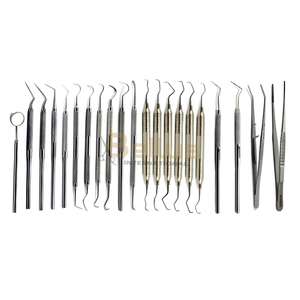 ชุดเครื่องมือผ่าตัดทั่วไปสำหรับทำฟันชุดเครื่องมือผ่าตัดทางปากแบบมืออาชีพทำจากสเตนเลสสตีลได้รับการรับรอง CE ISO - Product Image 2