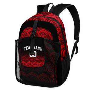 Custom Printed Sublimation Team <b>Backpack</b> Soft <b>Foldable</b> Lightweight Cordura for School Sports Team Tournament Travel SBP-0172 - Product Image 5
