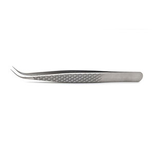 แหนบต่อขนตาที่ได้รับการออกแบบมาอย่างงดงามการต่อขนตาและอุปกรณ์การต่อขนตาเพิ่มวอลลุ่มสีเงิน - Product Image 6