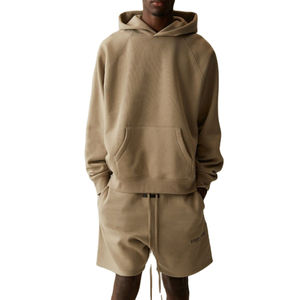 Unisex OEM personalizado de gran tamaño sudaderas con capucha y pantalones de chándal Jogger conjunto Casual hombres chándal para el invierno - Product Image 6