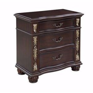 Accessoires de chambre à coucher de haute qualité Meubles de chambre à coucher Table de chevet en bois massif de style classique américain - Product Image 3