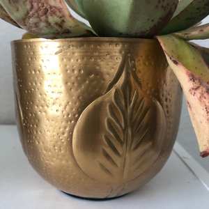 Pots de fleurs en laiton antique pour chambre à coucher et salon jardinières en métal faites à la main vente chaude articles décoratifs de jardin - Product Image 3