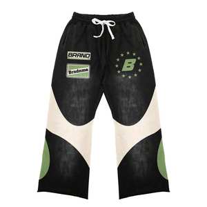 Propre marque survêtements prix de gros imprimé Logo grande taille hommes vêtements d'hiver 100% coton respirant mode fermeture éclair survêtements - Product Image 5