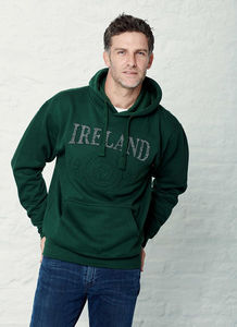 Venta caliente logotipo personalizado en relieve capucha sudadera peso pesado invierno Jogger Sudadera con capucha para hombres con diseño de cremallera - Product Image 2