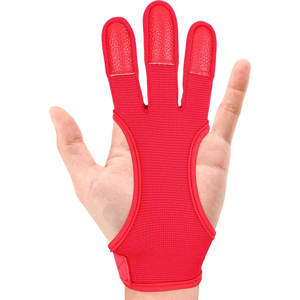 Best Professional Men <b>Archery</b> <b>Gloves</b> Customizable Bow Shooting <b>Gloves</b> Custom Logo Non-Slip Protective Three-Finger Design - Product Image 2