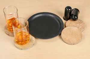 Unique Round Shape Wooden Coasters Handmade Eco-Friendly <b>Reusable</b> Table Top Coaster Mats & <b>Pads</b> Export Quality Coasters - Product Image 2