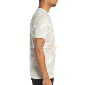 Meilleures ventes T-shirt coupe ajustée pour hommes 100% coton Vêtements pour adultes de haute qualité de couleur unie - Product Image 3