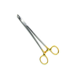 Opération chirurgicale Bozemann pince à aiguille demi or incurvé tailles personnalisées Instruments chirurgicaux pince porte-aiguille anti-moustiques - Product Image 1